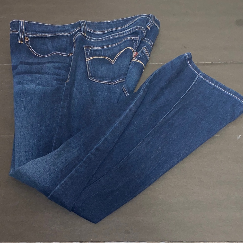 Levi's Women's Size 11/30 Blue Demi Curve Low Rise Skinny Jeans